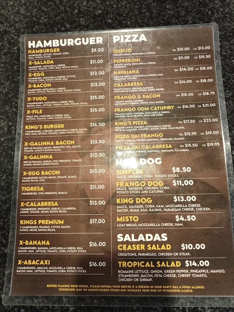 King's Burger Menu image 2