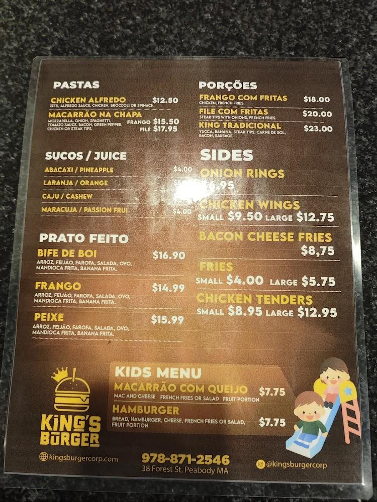 King's Burger Menu image 4